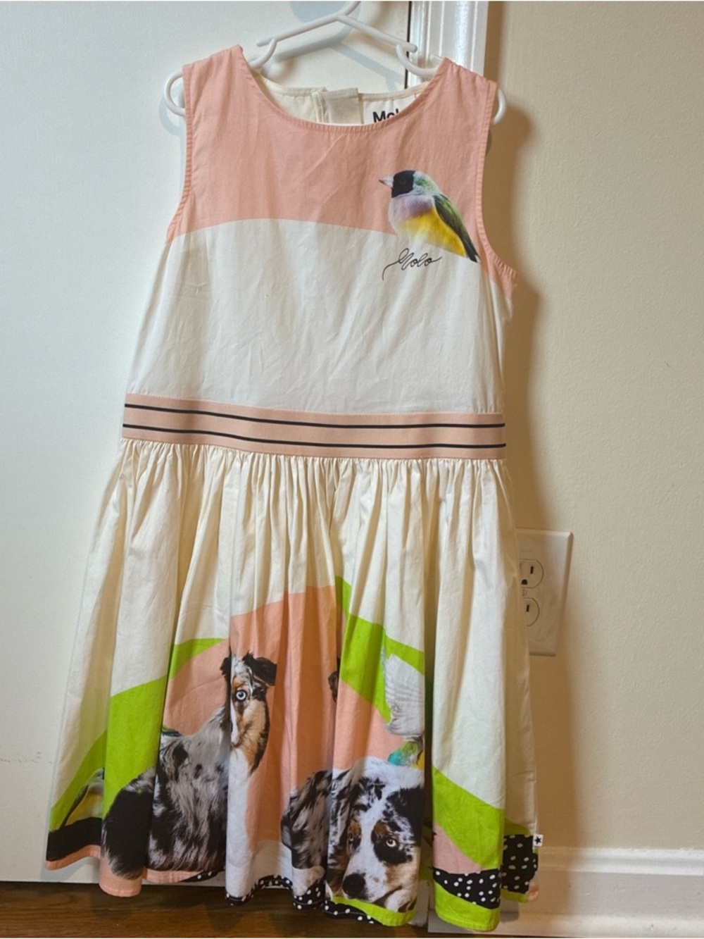Molo Carli Australian Shepherd dress 134/140 US 9/10